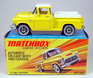 Matchbox Lesney Edition in BOX-Toyota,GMC,Chevelle,Chevy,Fire,Lincoln,Plymouth, 